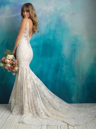 Allure Bridals Style #9501 #2 Nude/Ivory/Silver thumbnail