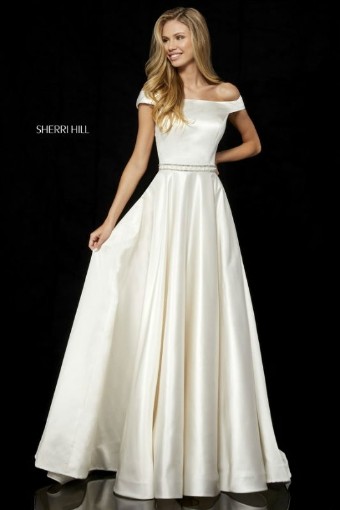 Sherri Hill Style #52332PS #0 default Wine thumbnail