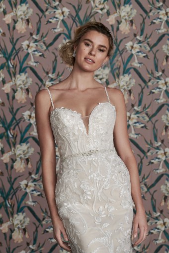 Justin Alexander Style #Dinah 99156 #3 Nude/Ivory/Silver/Nude thumbnail