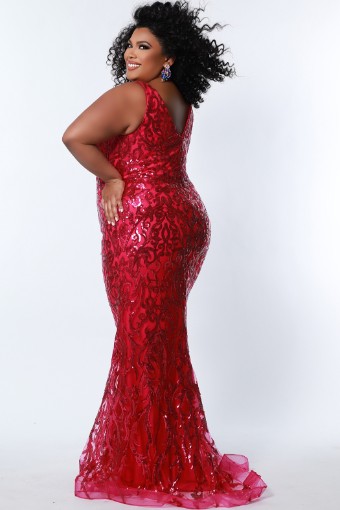 Sydney's Prom Style #TE2303 #6 Teal Magenta thumbnail