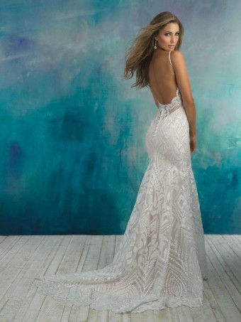 Allure Bridals Style #9508 #1 default Champagne/Ivory/Nude thumbnail