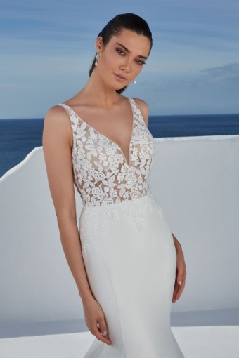 Justin Alexander Style #88181 #1 Ivory/Nude thumbnail