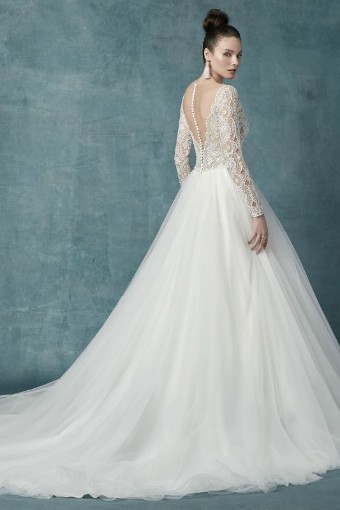 Maggie Sottero Style #Mallory Dawn 9MS114 #1 Ivory Over nude thumbnail