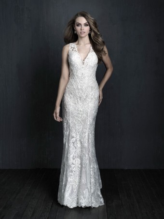 Allure Bridals Style #C572 #0 default Nude/Champagne/Ivory/Silver thumbnail