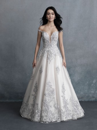 Allure Bridals Style #C580 #0 default Pearl/Champagne/Ivory/Silver thumbnail