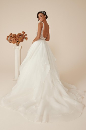 Justin Alexander Style #Dallas #2 Ivory/Silver/Nude thumbnail