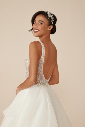 Justin Alexander Style #Dallas #1 Ivory/Silver/Nude thumbnail