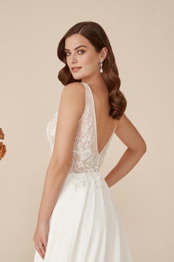 Justin Alexander Style #Demi #1 Ivory/Ivory/Nude thumbnail