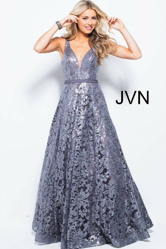 Jovani Style #JVN50320B #1 Grey thumbnail