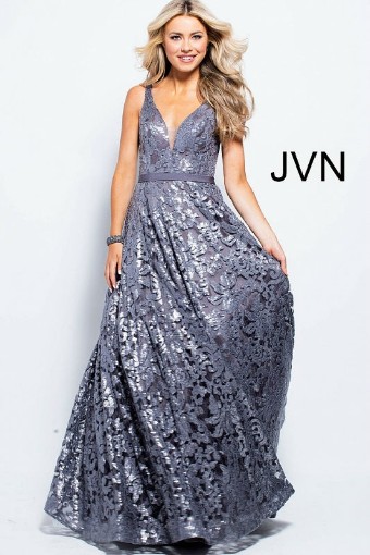 Jovani Style #JVN50320B #0 default Grey thumbnail