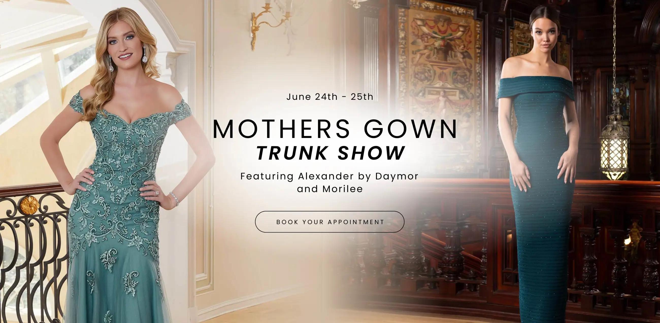Mothers Gown Trunk Show Banner Desktop