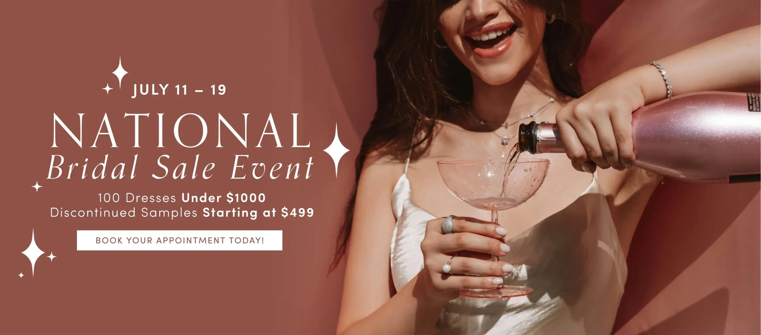 National Bridal Sale Event Desktop Banner