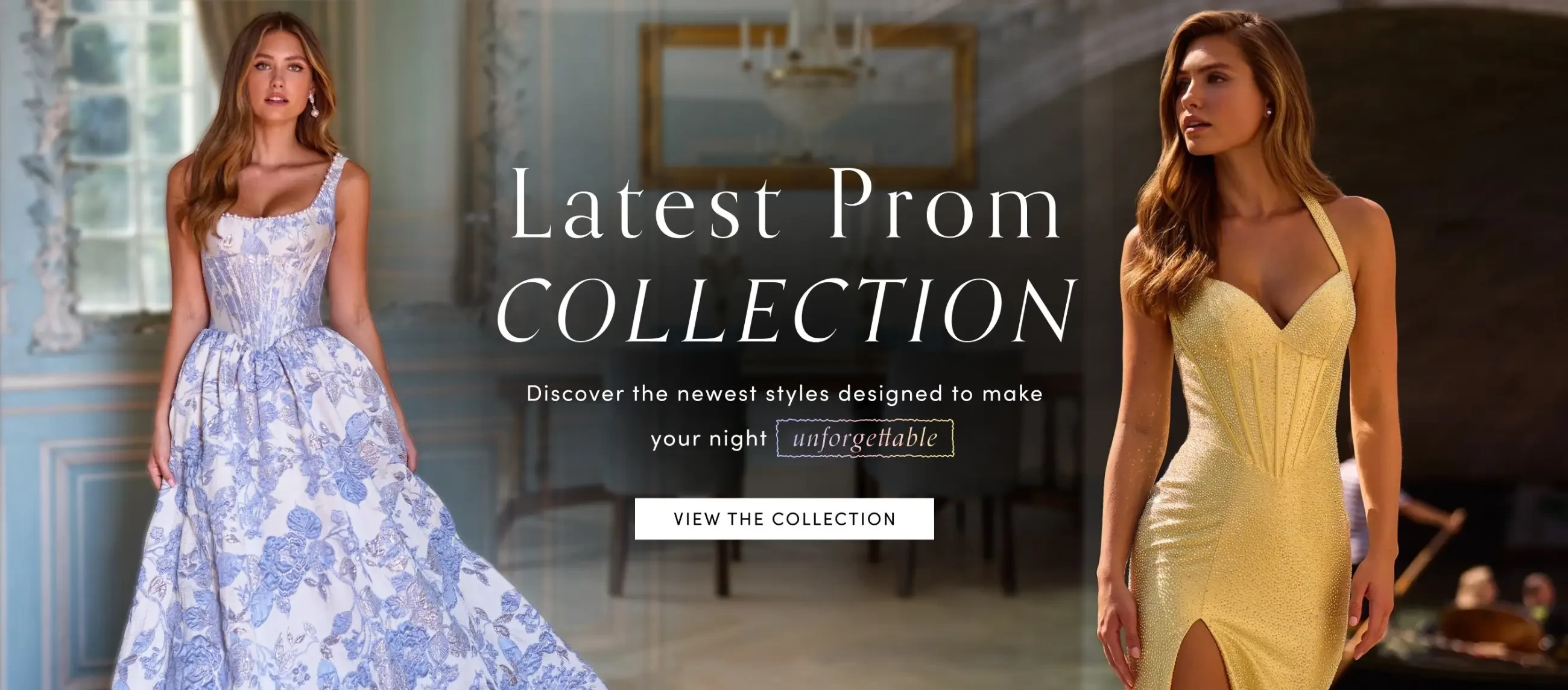 Prom Collection Desktop Banner