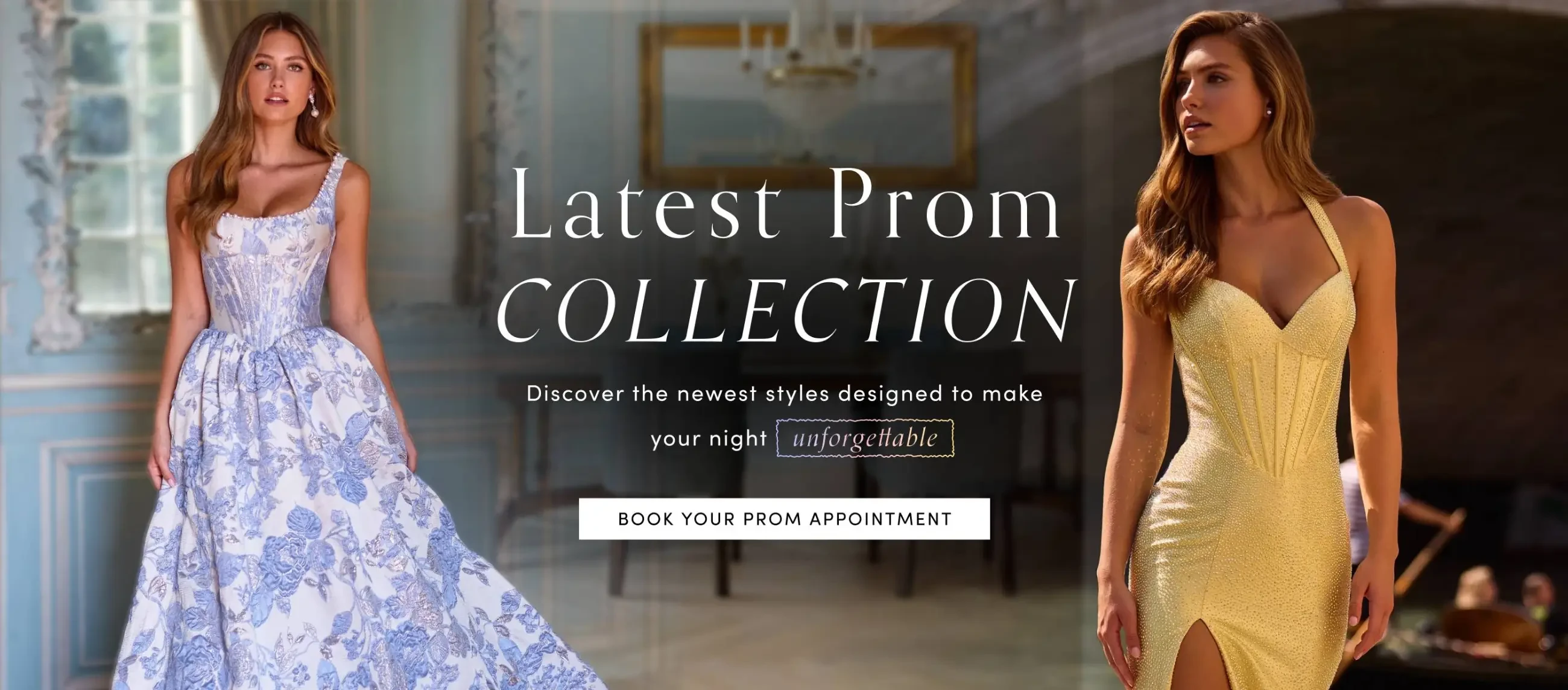 Prom Collection Desktop Banner