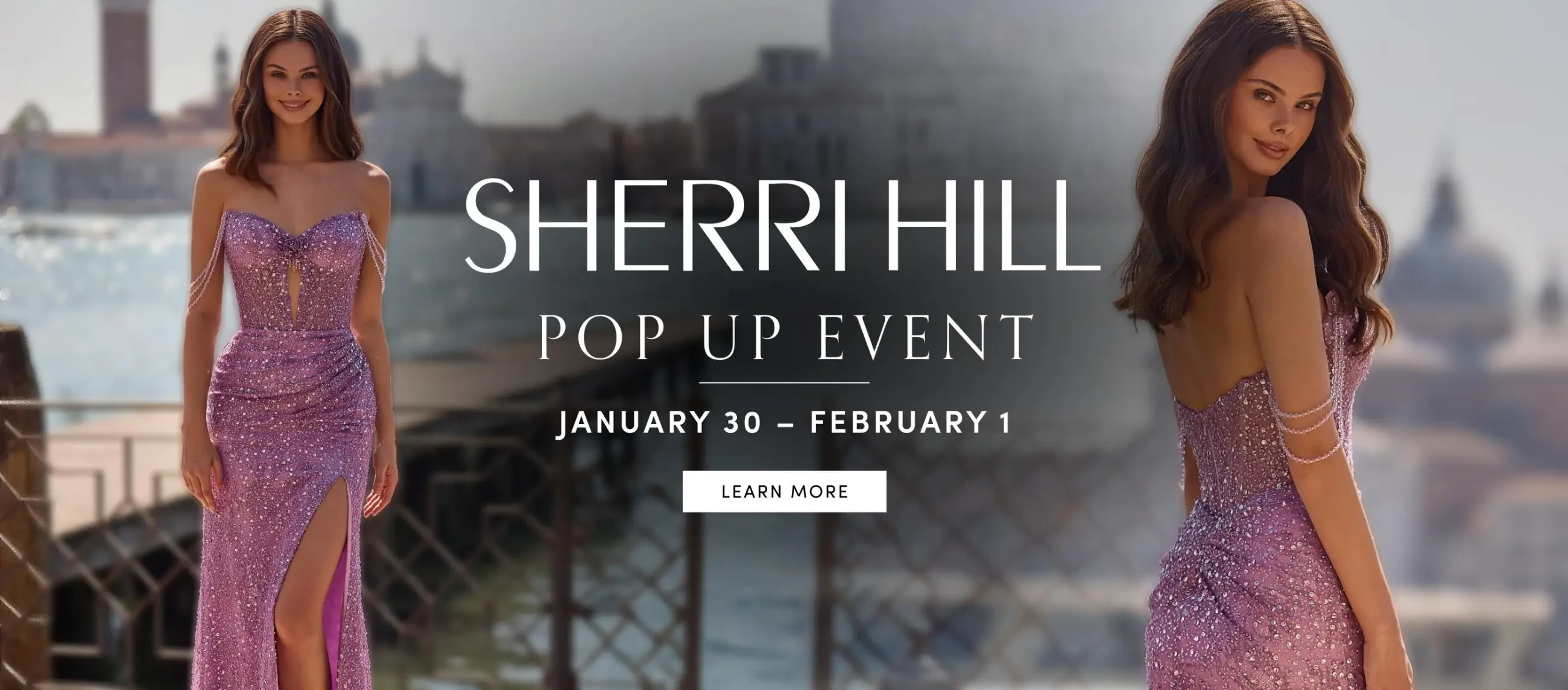 Sherri Hill Trunk Show Desktop Banner