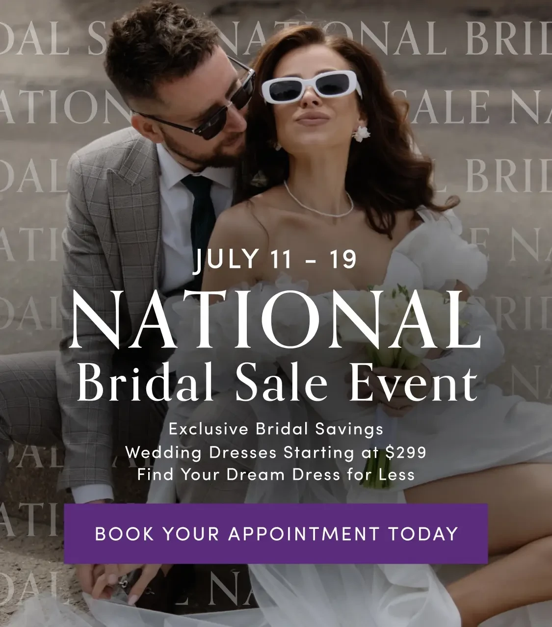 National Bridal Sale Mobile Banner