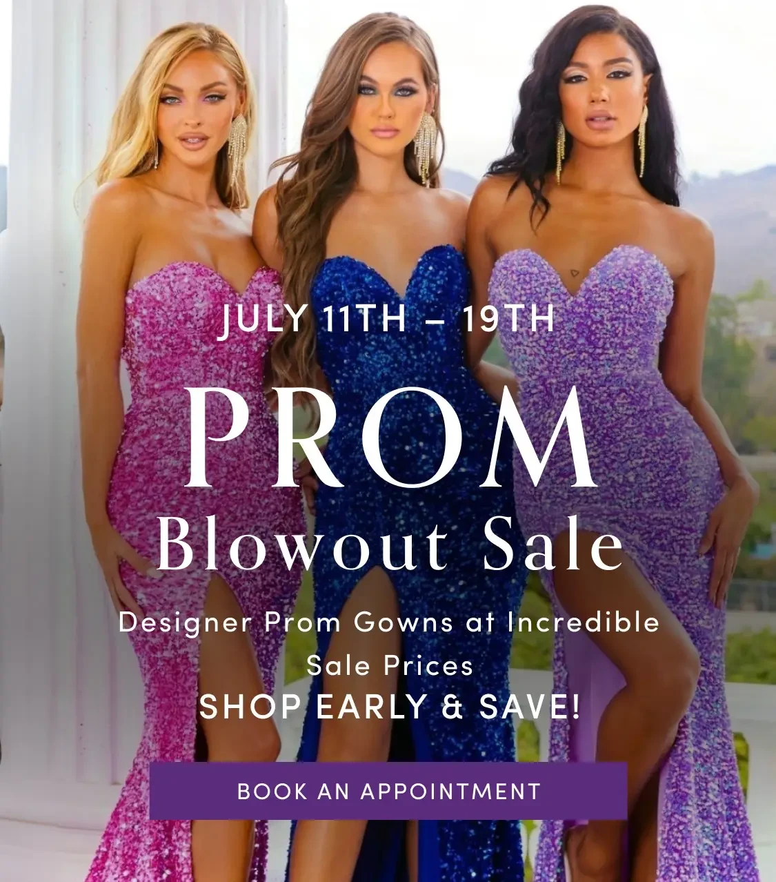 Prom Blowout Sale Mobile Banner